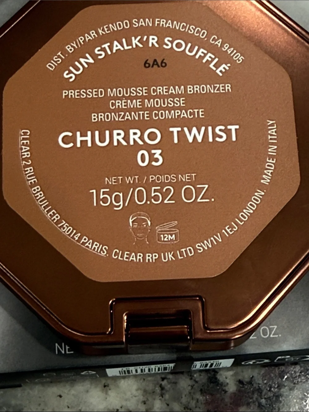 Fenty Beauty Sun Stalk'r Soufflé Cream Bronzer - Churro Twist New in Box!